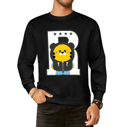 Front Patterned Long Sleeve TopActiveWear EverydayWear