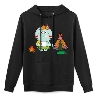 Signature Refined Front Graphic Hoodies