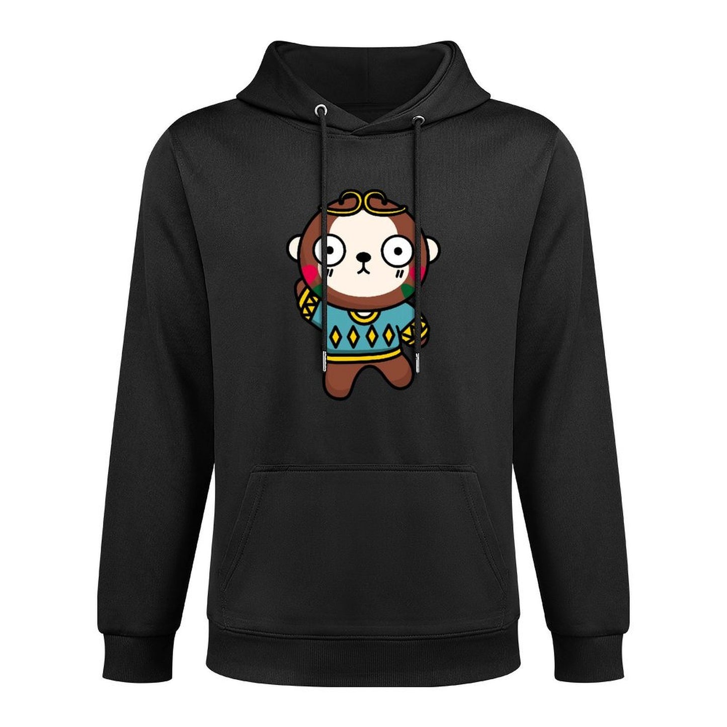 Recycled Batch-Printed Front Graphic Hoodies