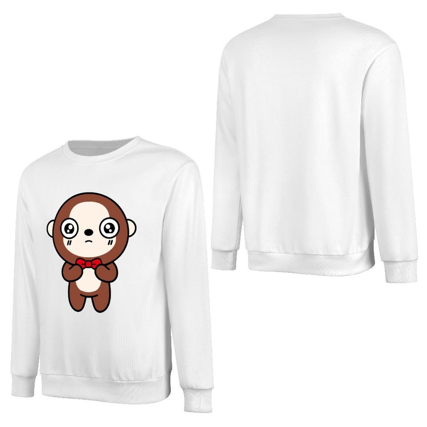 Front Patterned Long Sleeve TopModern AllDay