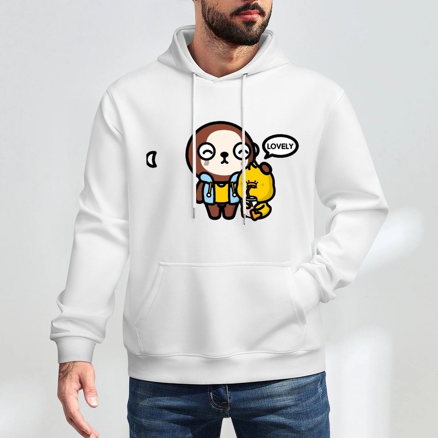 StreetLine Neutral Front Graphic Hoodies