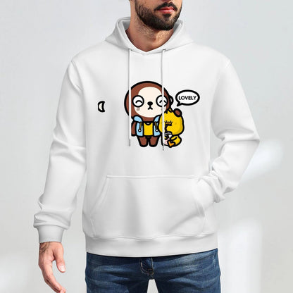 StreetLine Neutral Front Graphic Hoodies