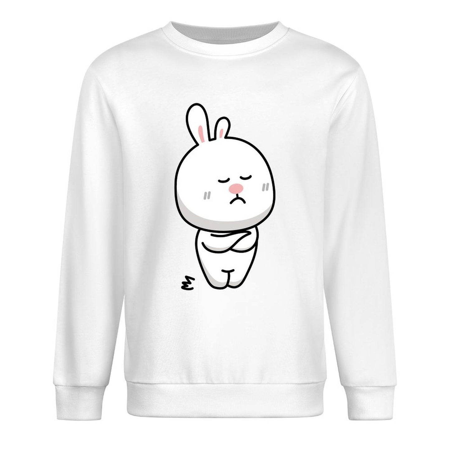 Front Patterned Long Sleeve TopPrinting Unisex