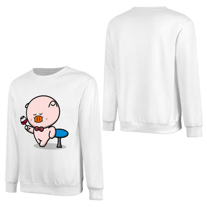 Front Patterned Long Sleeve TopBreathable Studio