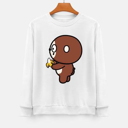 Front Patterned Long Sleeve TopLifestyle Essential