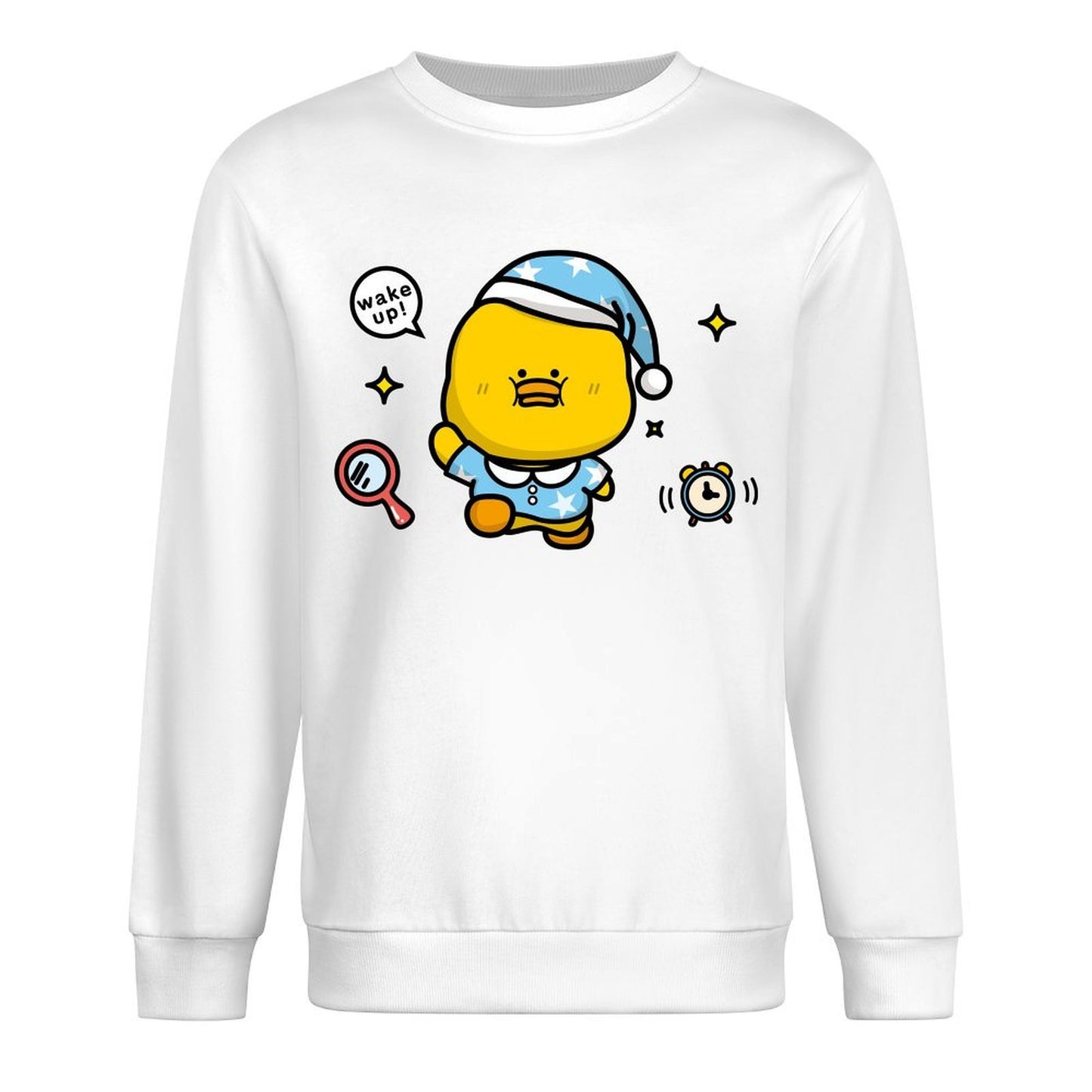 Front Patterned Long Sleeve TopEssential Daily