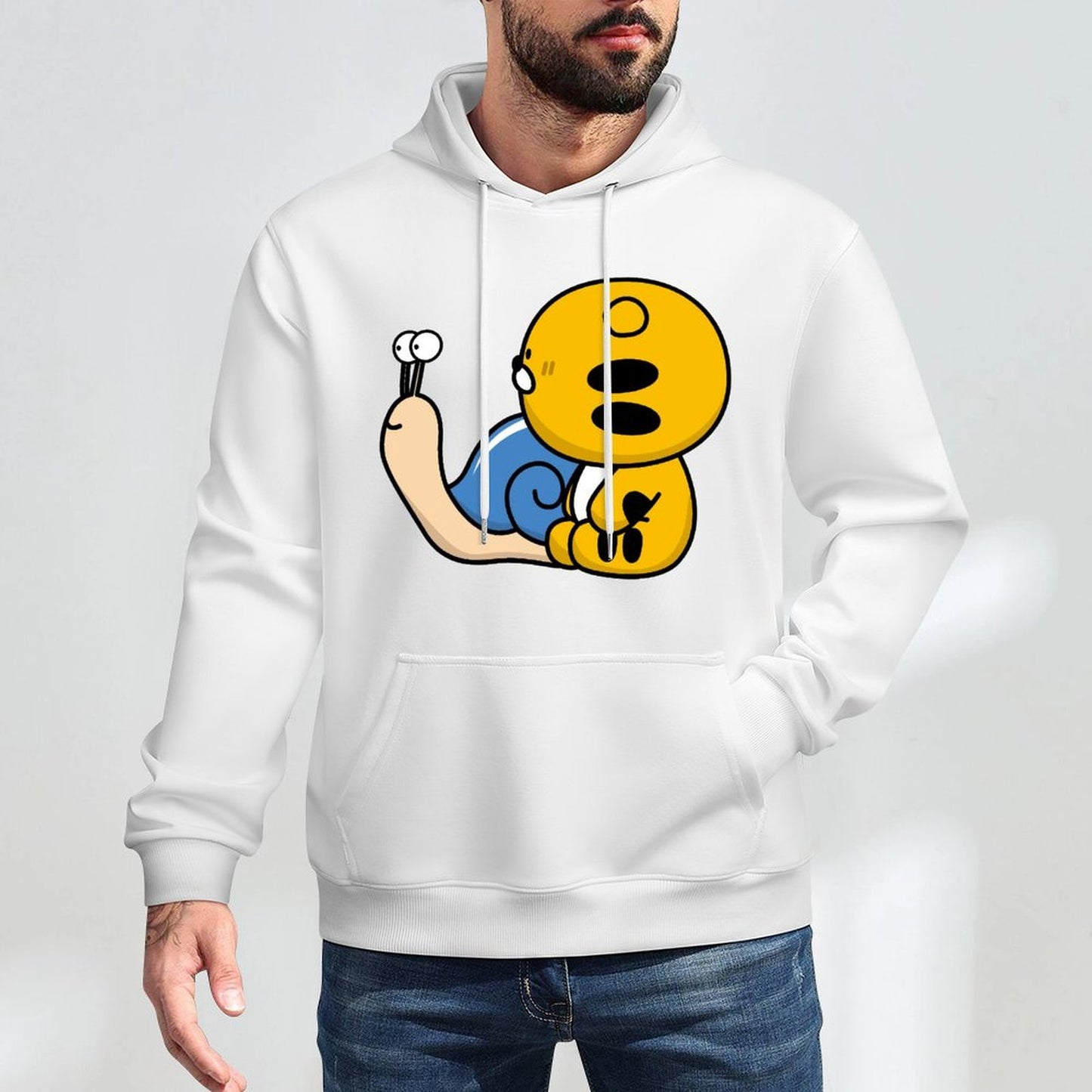 Crewneck Smooth Feel Front Graphic Hoodies