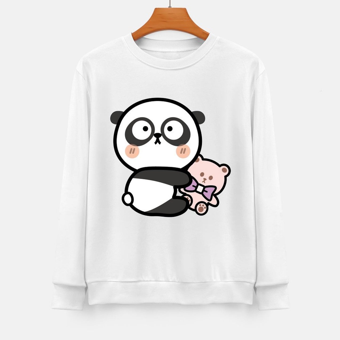 Front Patterned Long Sleeve TopSoft-Touch Heavyweight