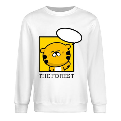 Front Patterned Long Sleeve TopPrinting Series