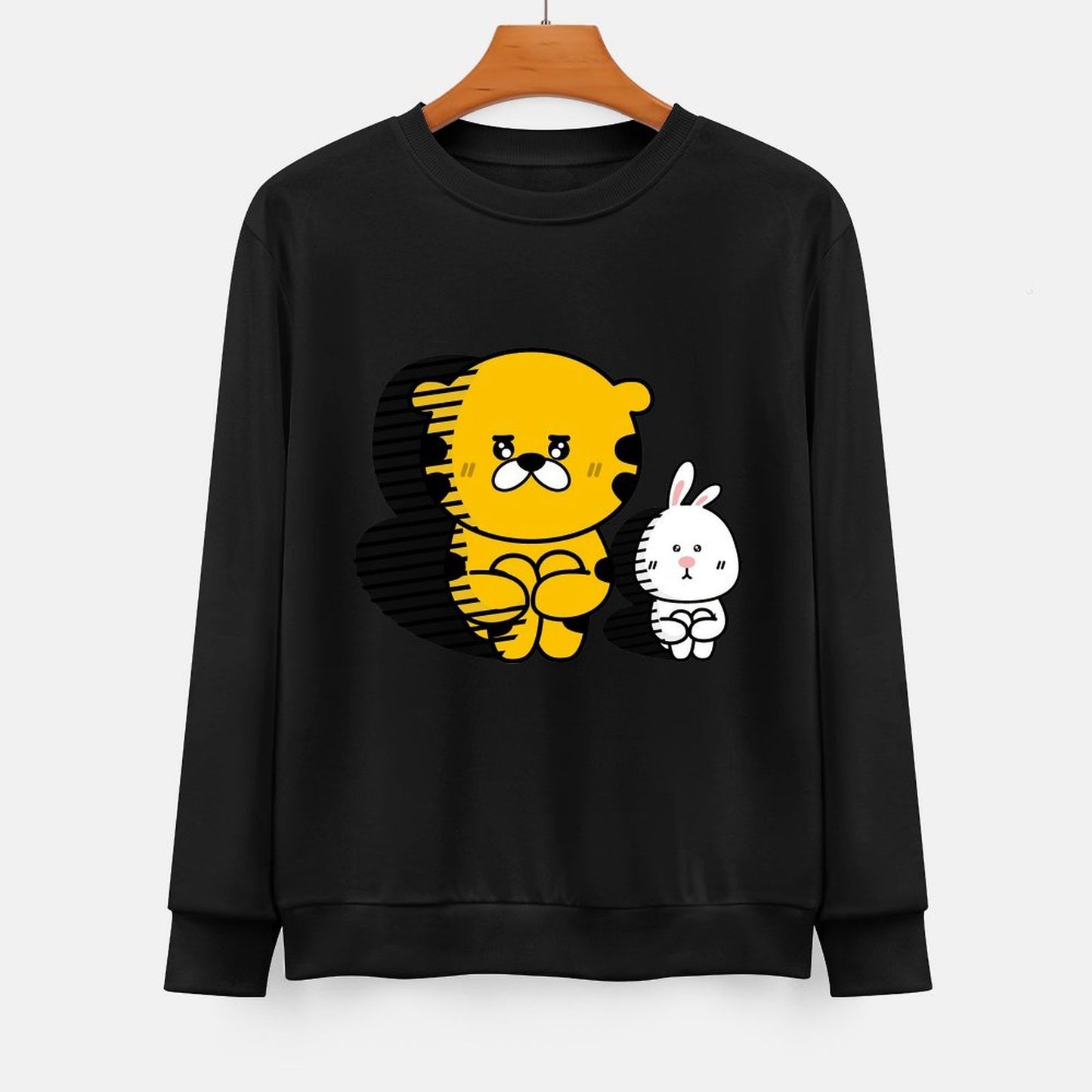 Front Patterned Long Sleeve TopActiveWear PureStyle