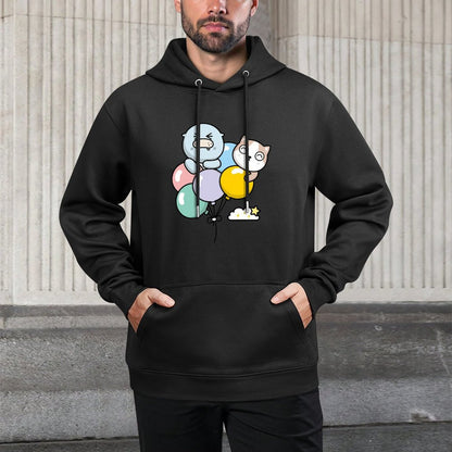 Colorfast Sharp Front Graphic Hoodies