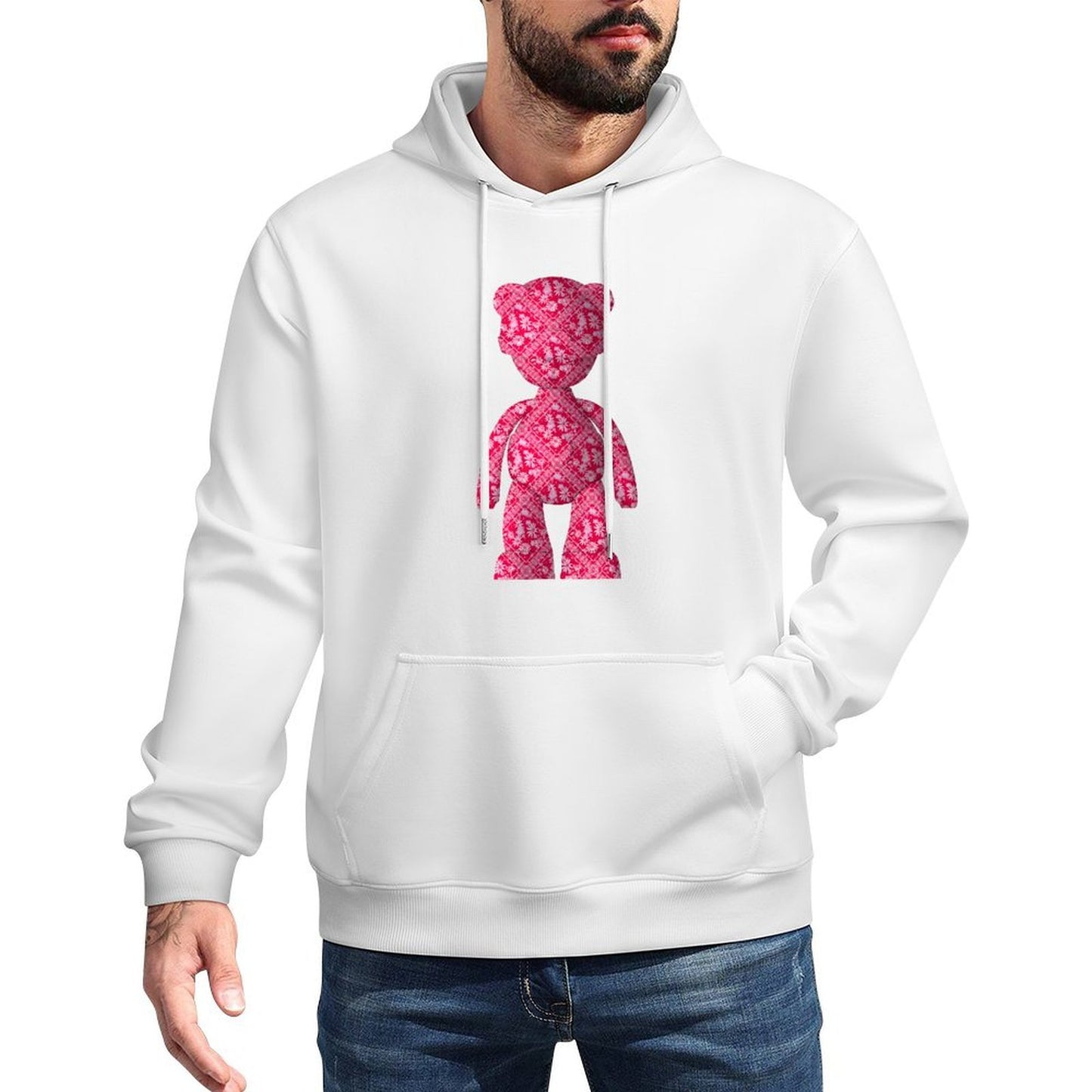Hoodie Front PatternPerformance Solid