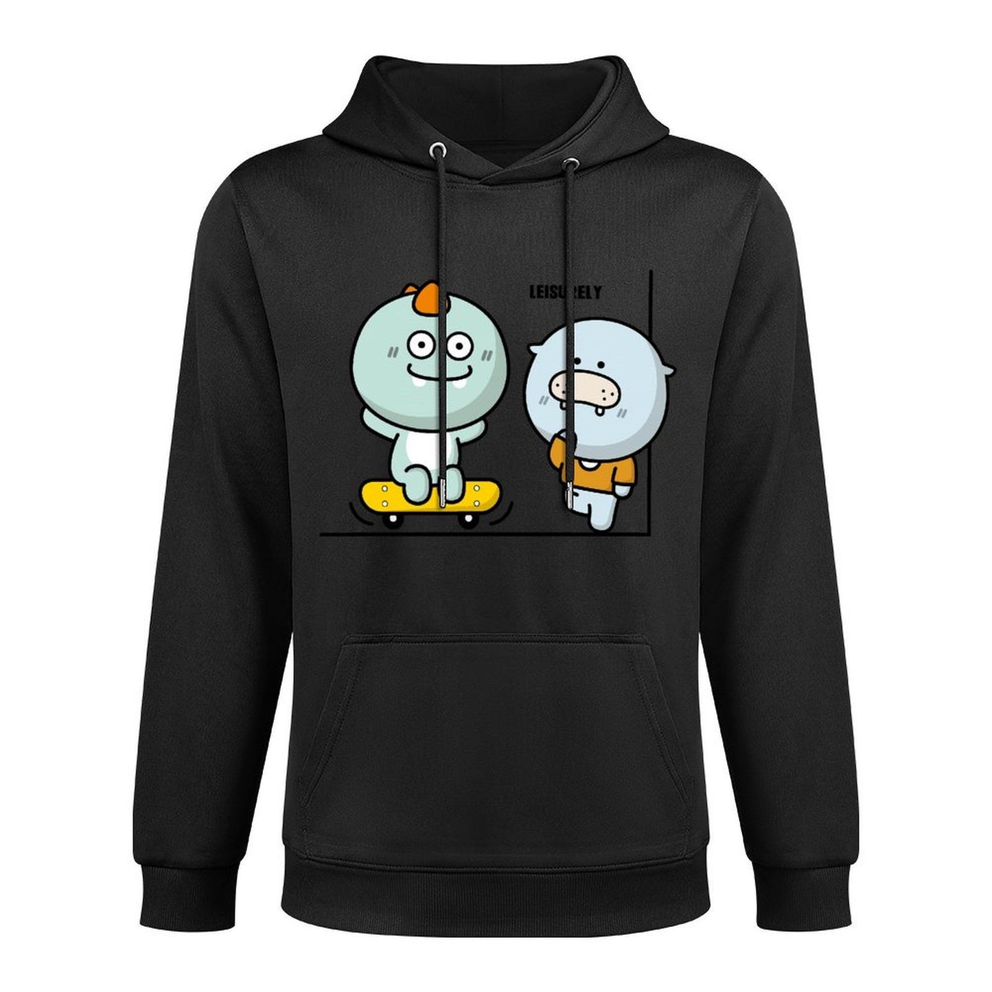 Comfort Simple Front Graphic Hoodies