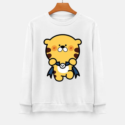 Front Patterned Long Sleeve TopPureStyle AllDay