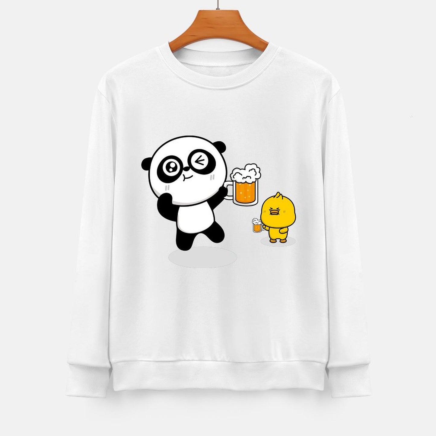 Front Patterned Long Sleeve TopNeat Tear-Resistant