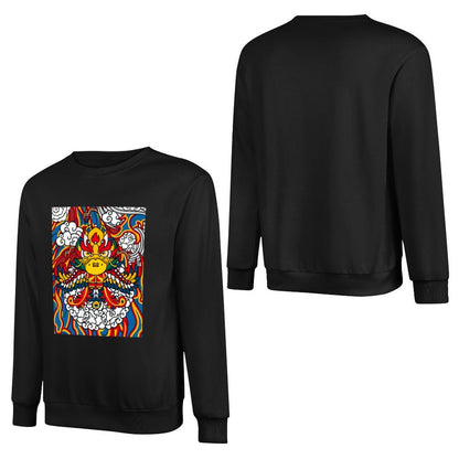 Front Patterned Long Sleeve TopSeamless ActiveWear