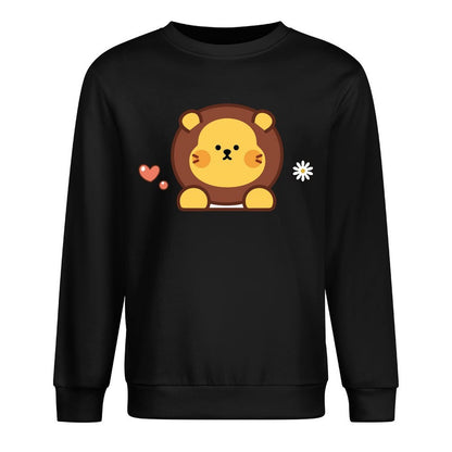 Front Patterned Long Sleeve TopVintage 100% Cotton