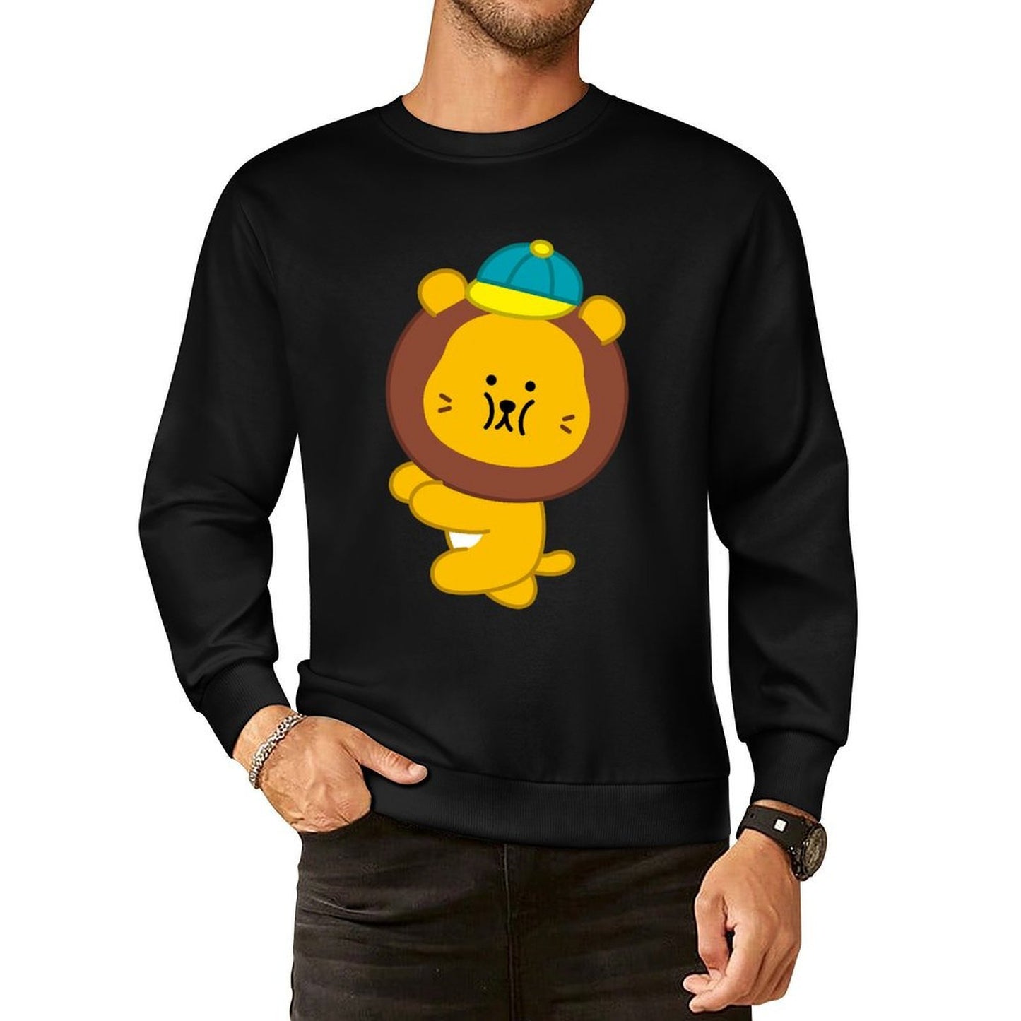 Front Patterned Long Sleeve TopUltra Durable Timeless