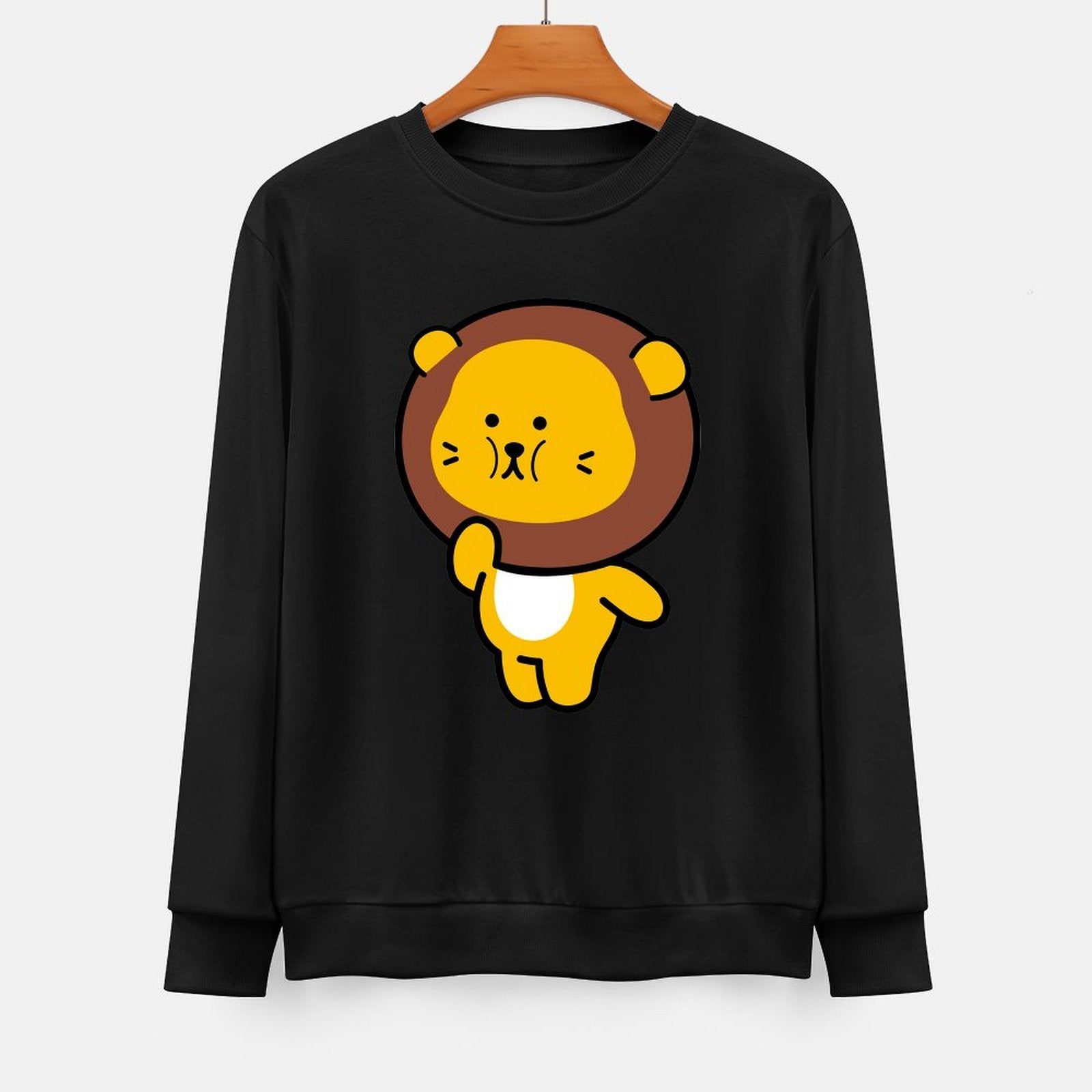  Front Patterned Long Sleeve TopStreetStyle Sharp