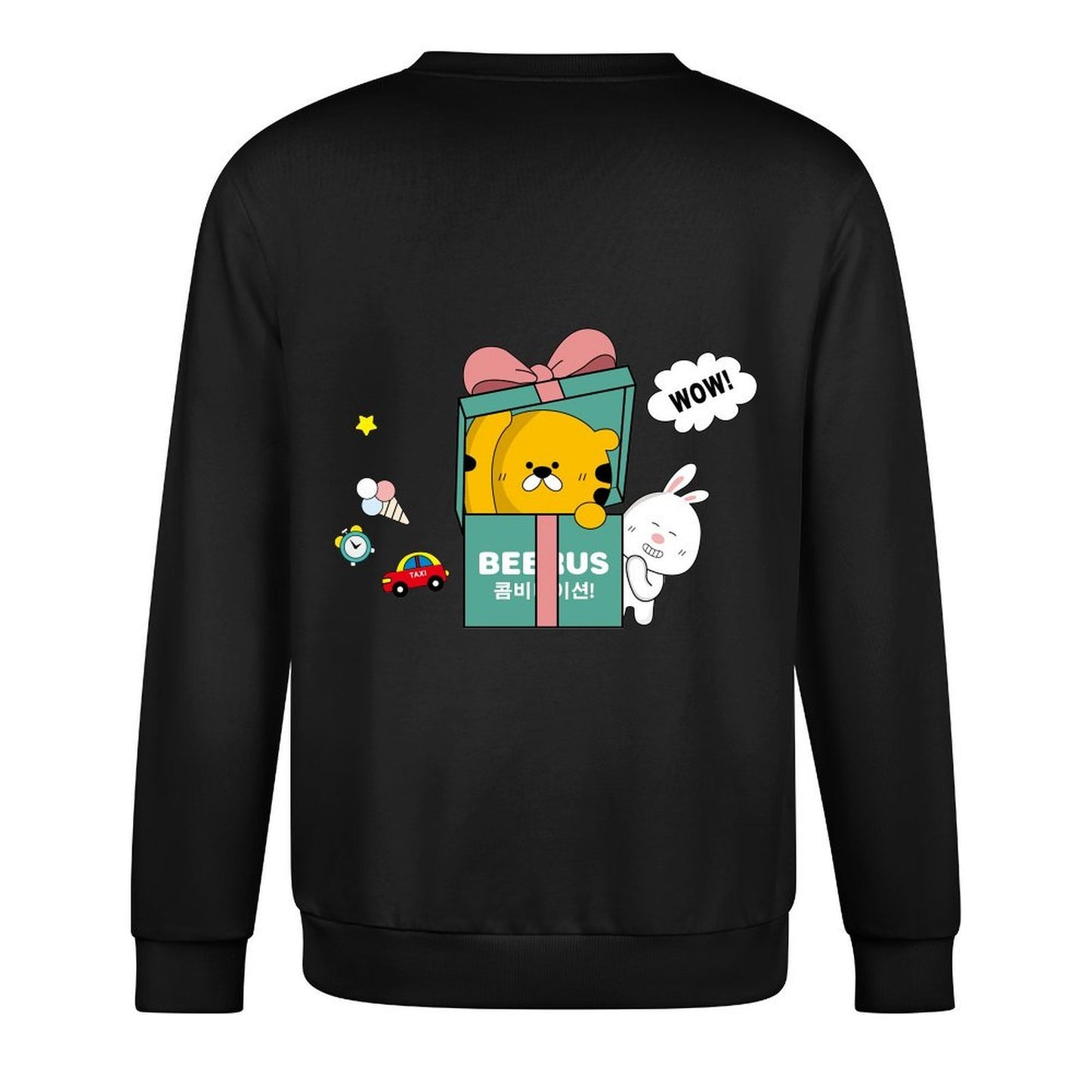 Crew Neck Long Sleeve Sweatshirt 4000604
