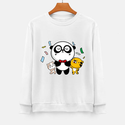 Front Patterned Long Sleeve TopHeavyweight EverydaySeries
