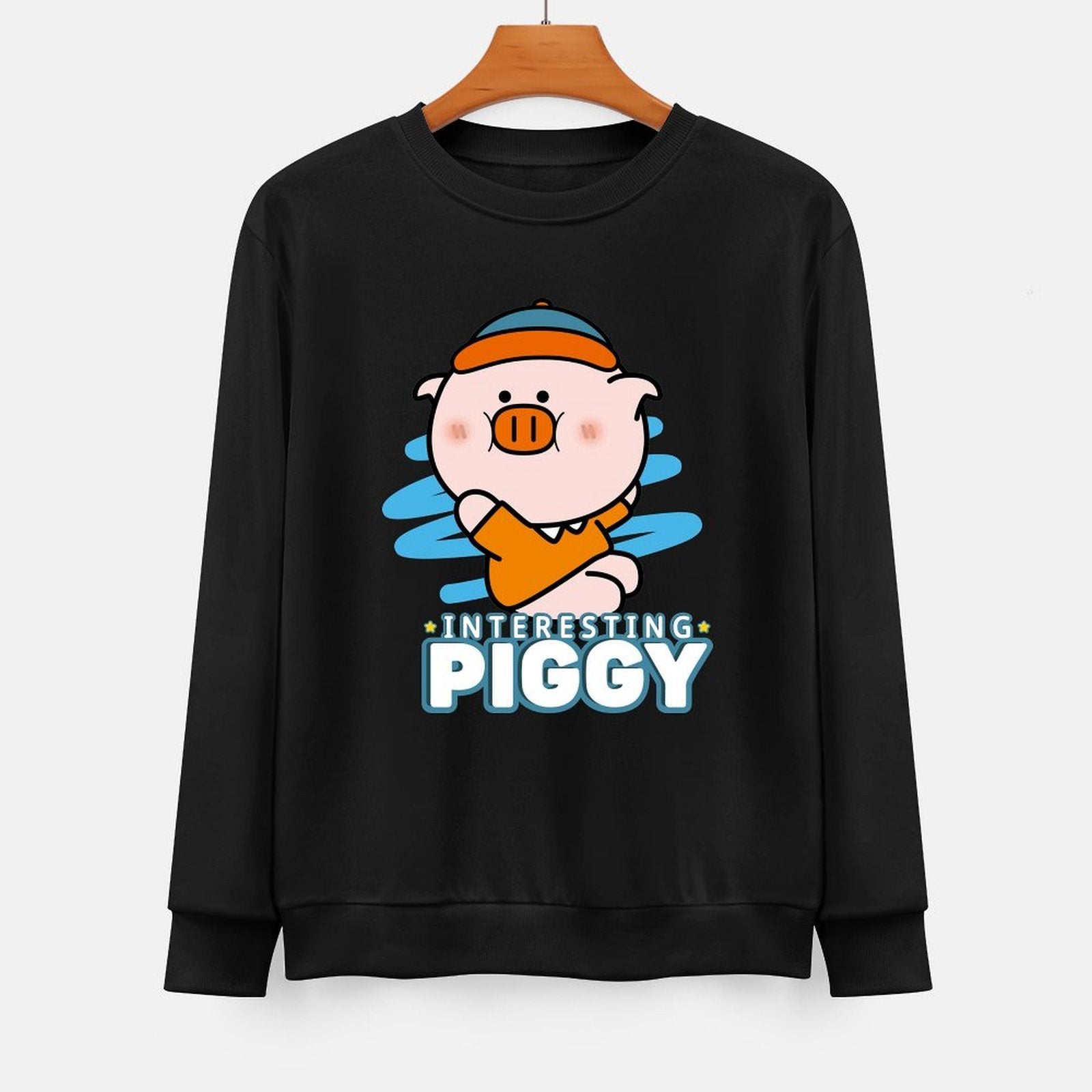  Front Patterned Long Sleeve TopLogo-Ready Tear-Resistant