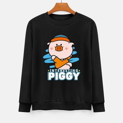  Front Patterned Long Sleeve TopLogo-Ready Tear-Resistant