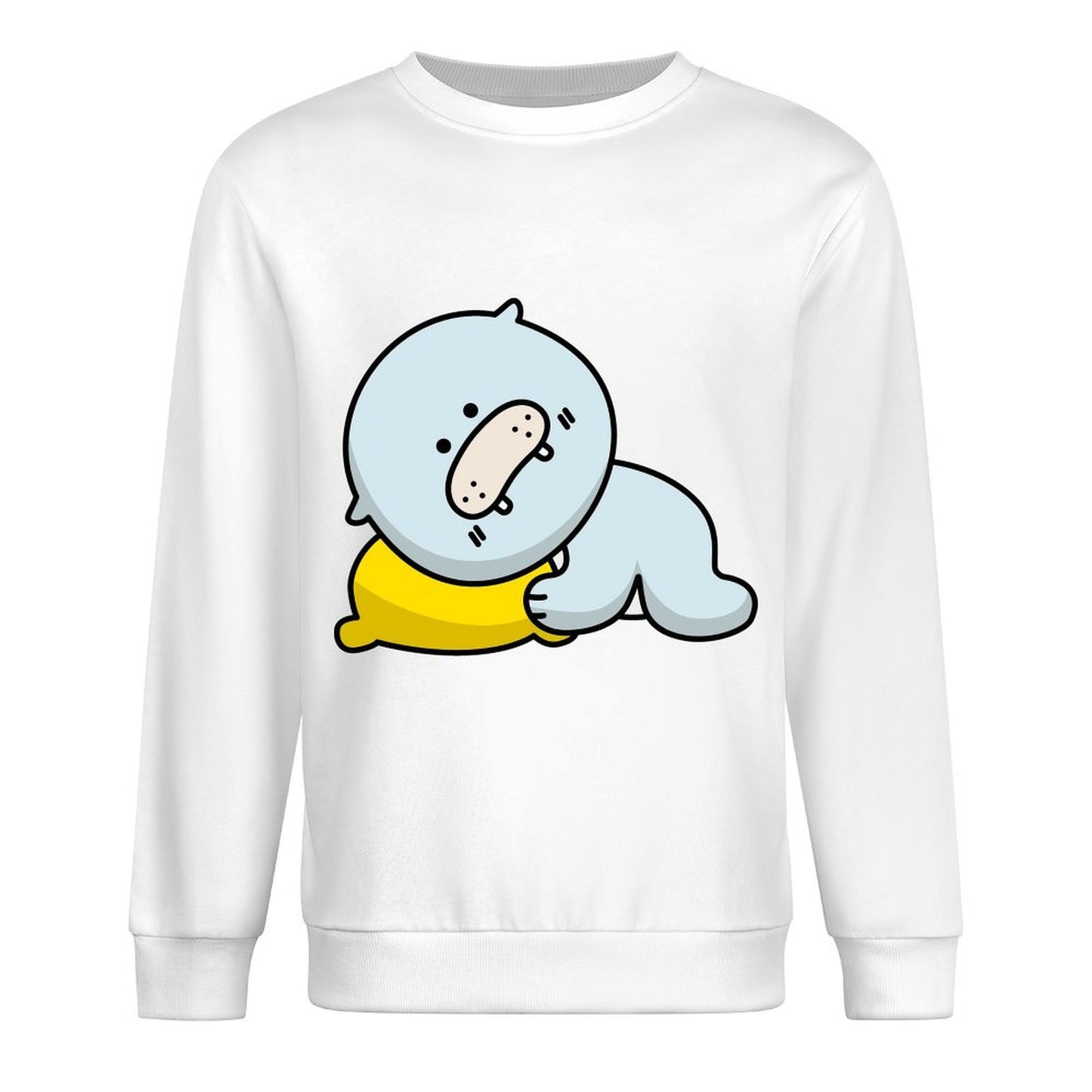 Front Patterned Long Sleeve TopWeekend Smooth Feel