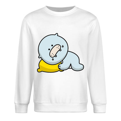 Front Patterned Long Sleeve TopWeekend Smooth Feel