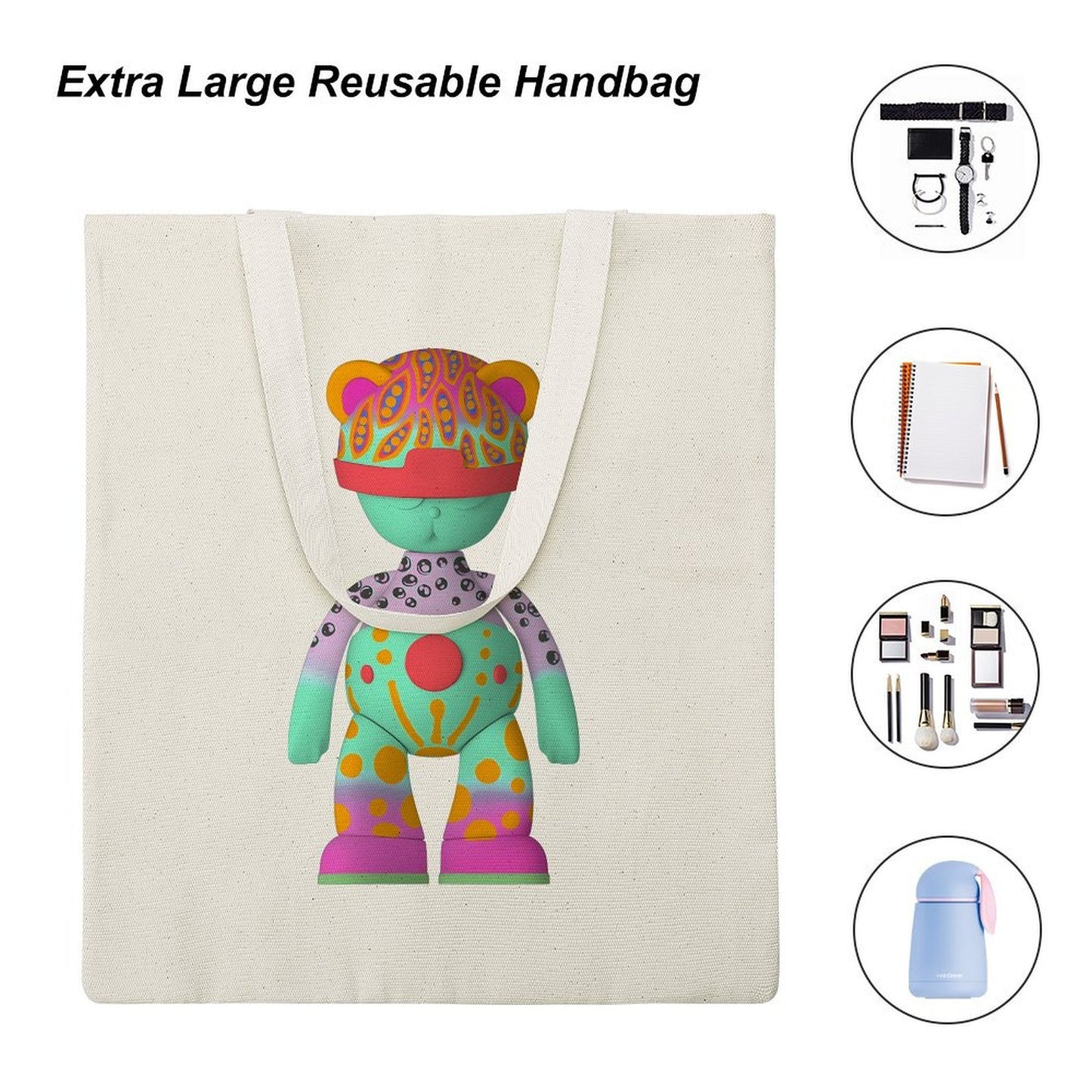 Canvas Tote Bag 6000102-2 Style 34x40cm