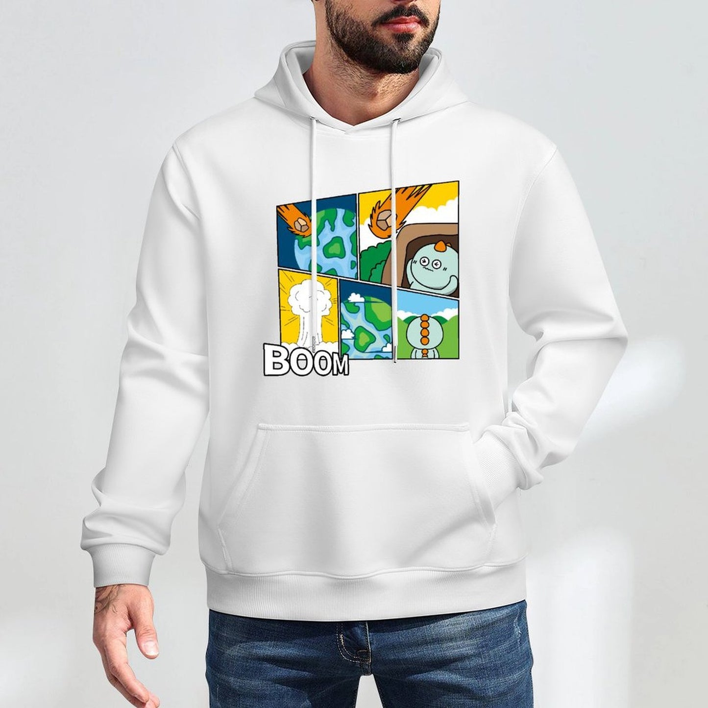 Minimalist Active Front Graphic Hoodies