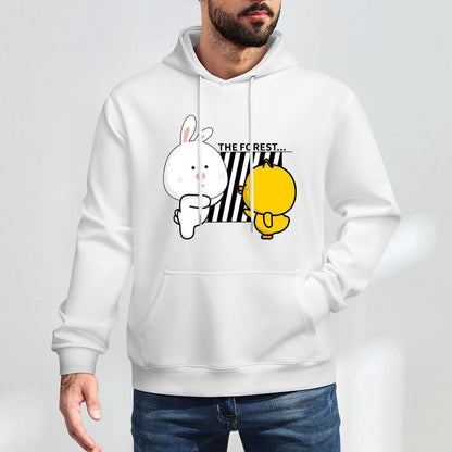 Simple Reliable Front Graphic Hoodies