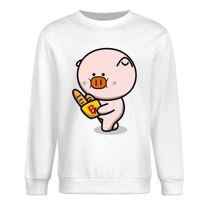 Front Patterned Long Sleeve Top Modern