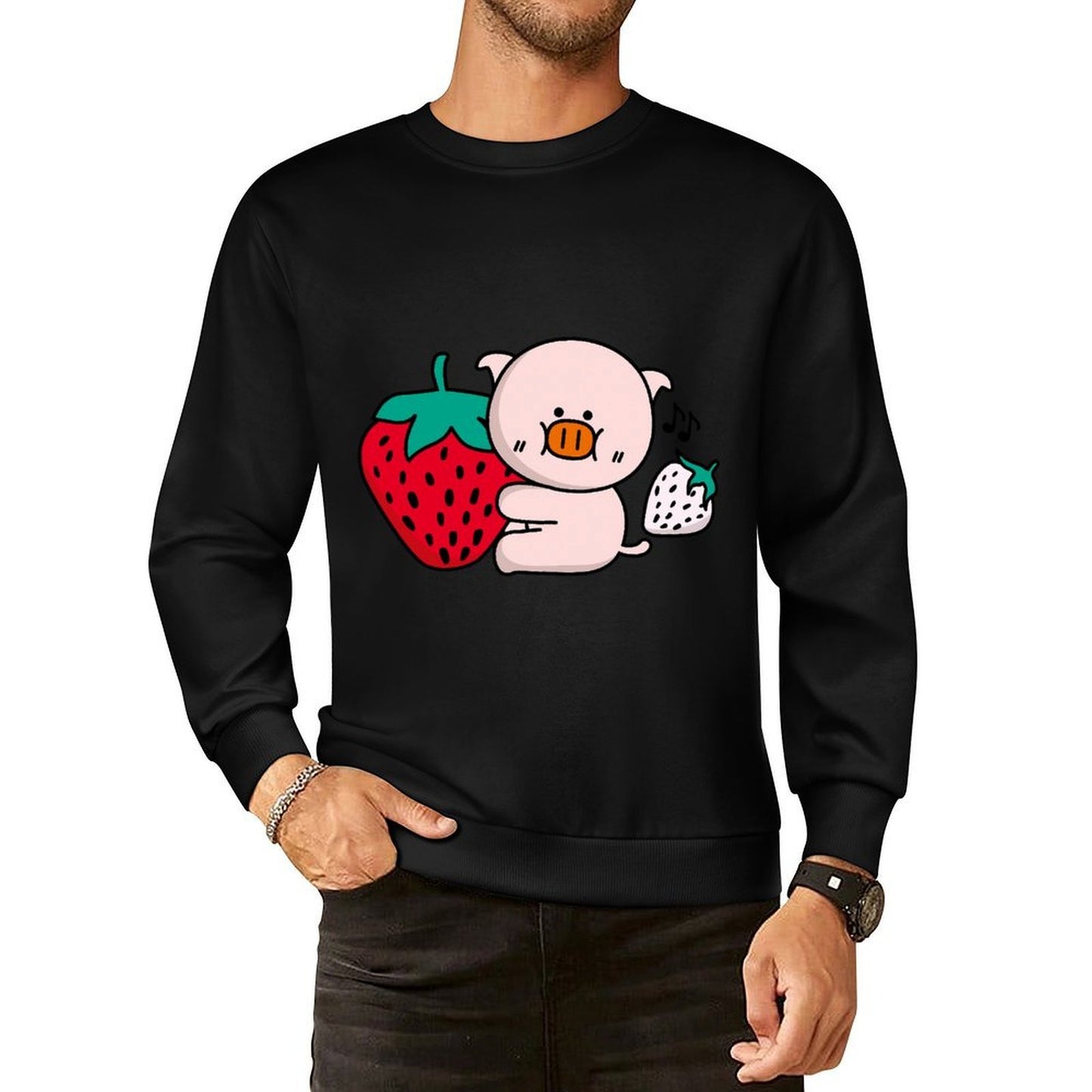 Front Patterned Long Sleeve TopActiveStyle High-Quality