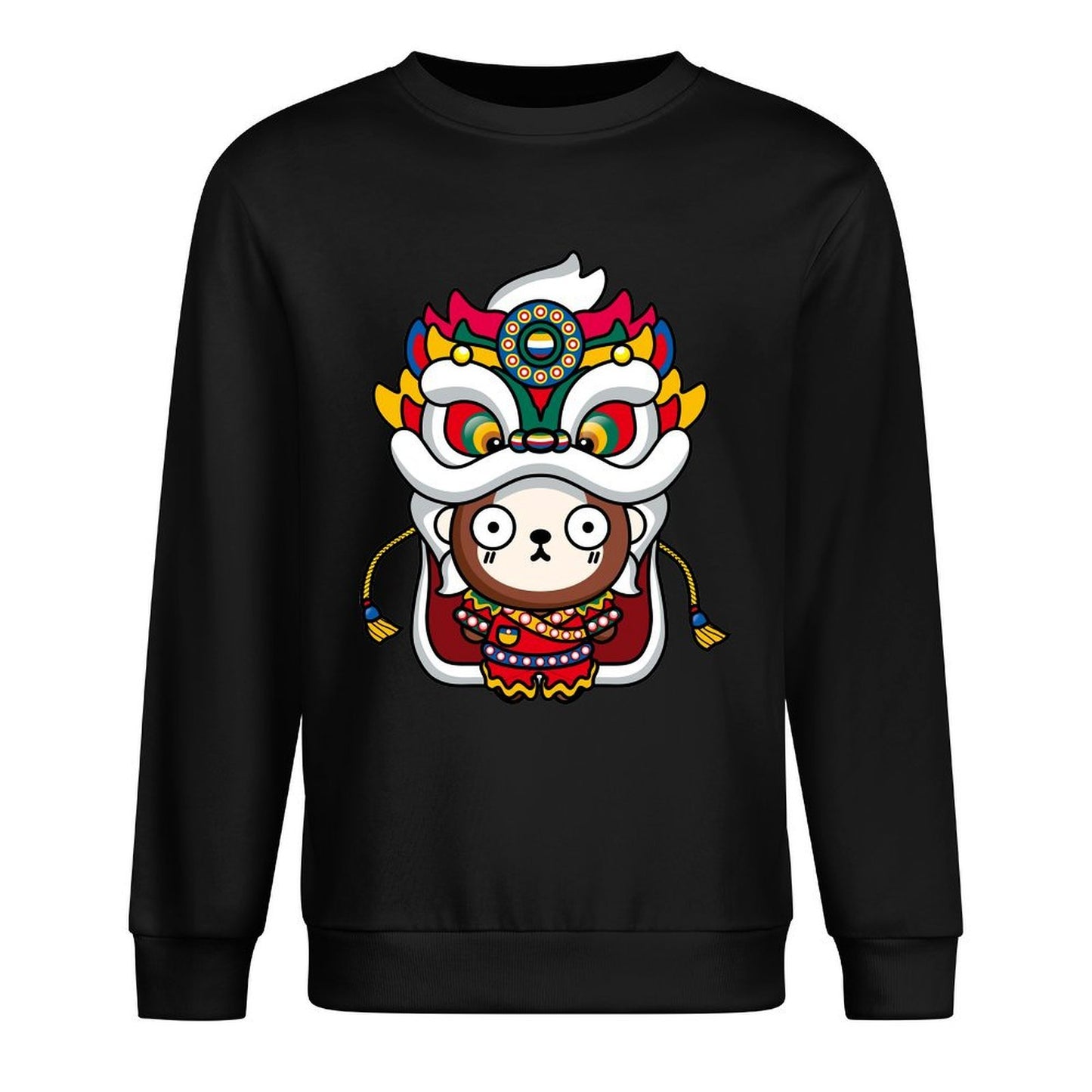 IPBR 250g Crew Neck Long Sleeve Sweatshirt Front GraphicCrew Neck Long Sleeve Sweatshirt4000341