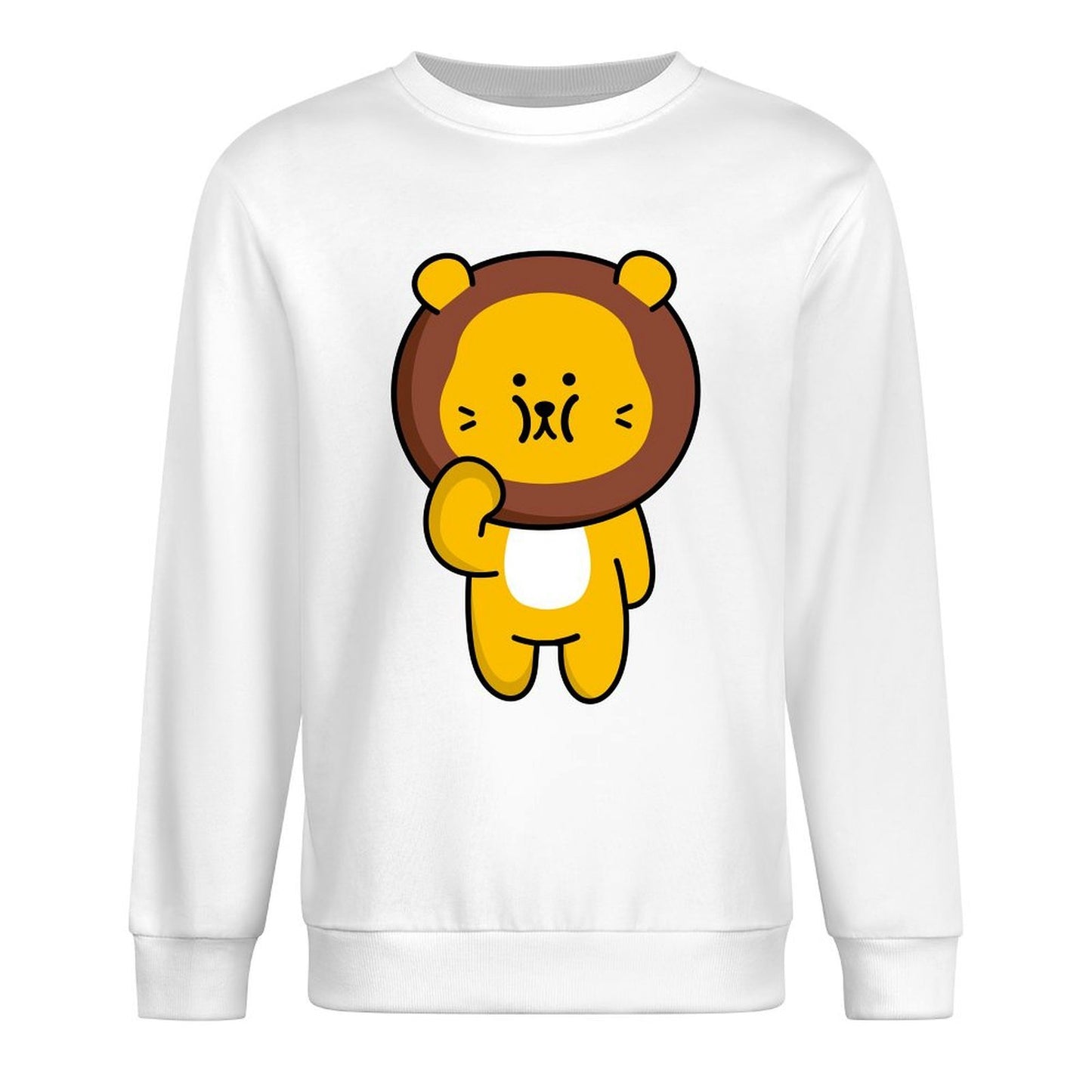 Front Patterned Long Sleeve TopBatch-Printed Original