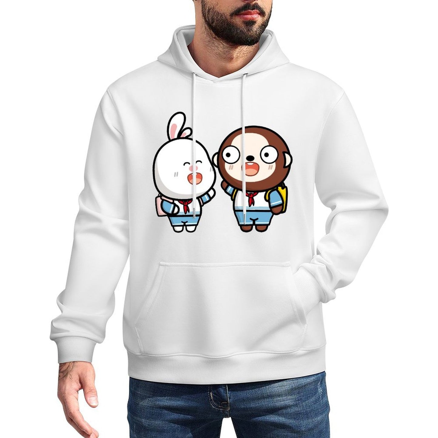 Sleek EverydayWear Front Graphic Hoodies