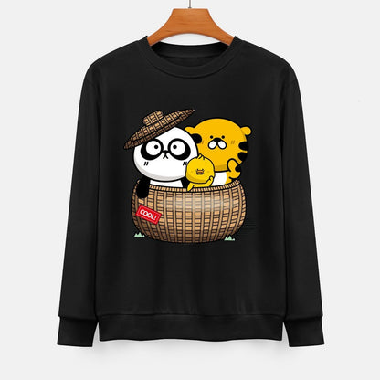 Front Patterned Long Sleeve TopDesign-Your-Own High-Quality