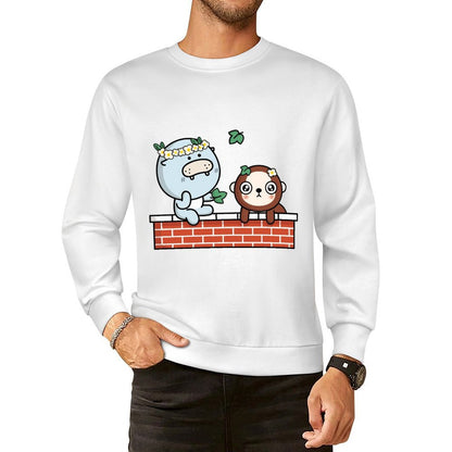 Front Patterned Long Sleeve TopLightweight Wrinkle-Free