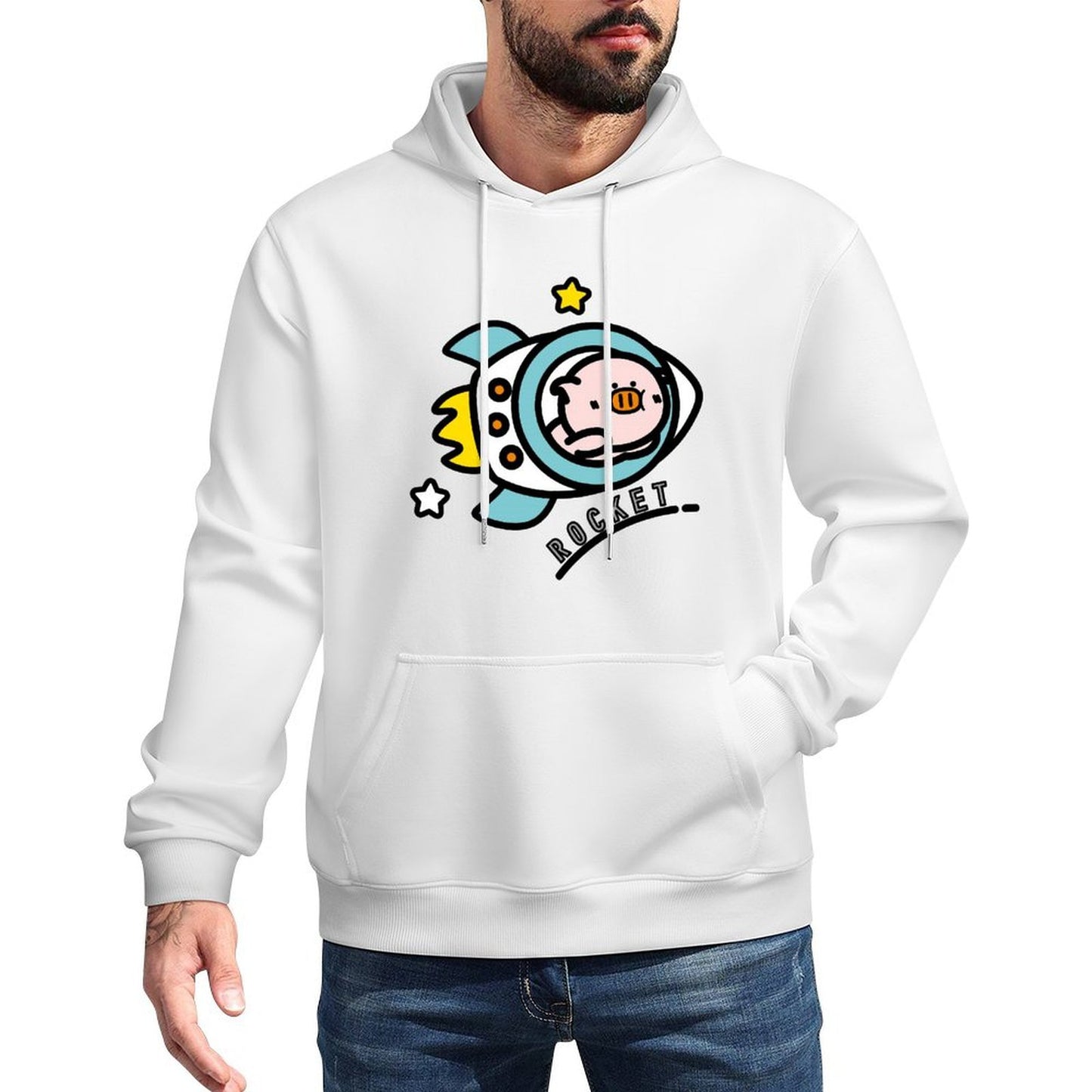 Sport Fade-Resistant Front Graphic Hoodies