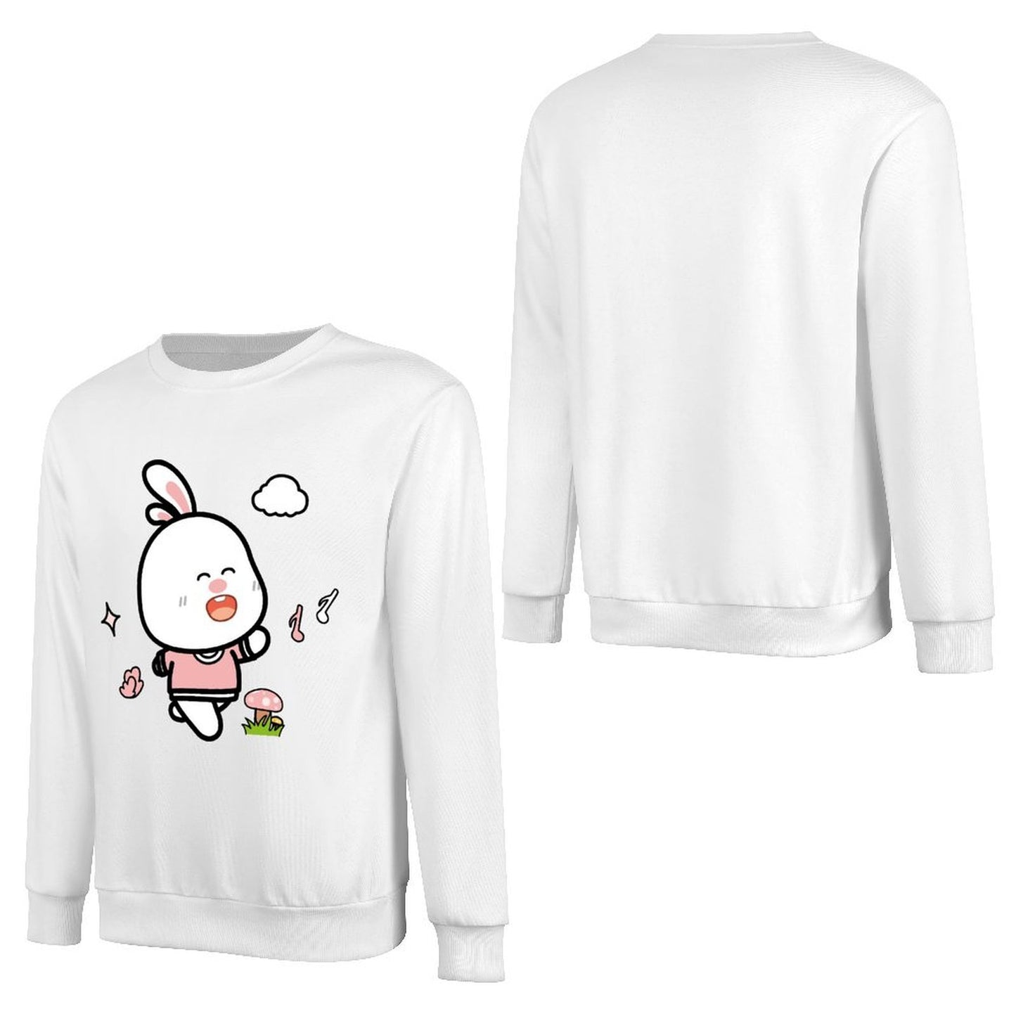 Front Patterned Long Sleeve TopSeamless Soft