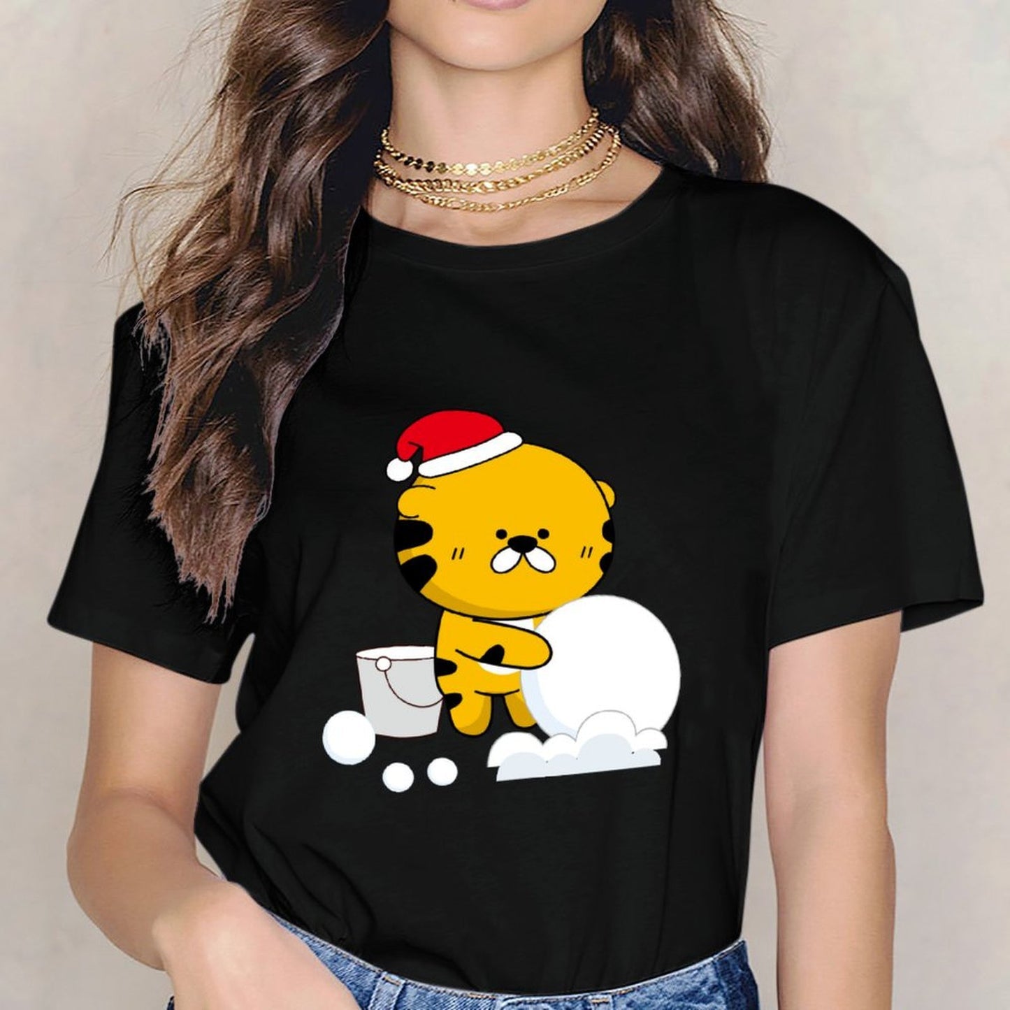 Eco / Sustainable Fitted Front Graphic T-shirt