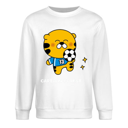 Front Patterned Long Sleeve TopPlain SmoothWear