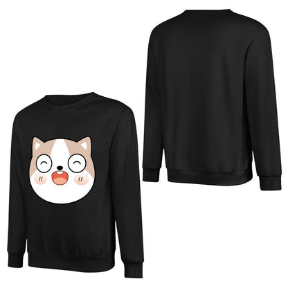 Front Patterned Long Sleeve TopEveryday Casual