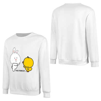 Front Patterned Long Sleeve TopCasual Wrinkle-Free