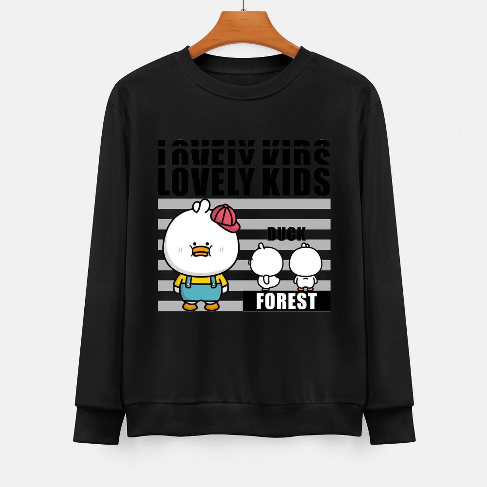  Front Patterned Long Sleeve TopWrinkle-Free Simple