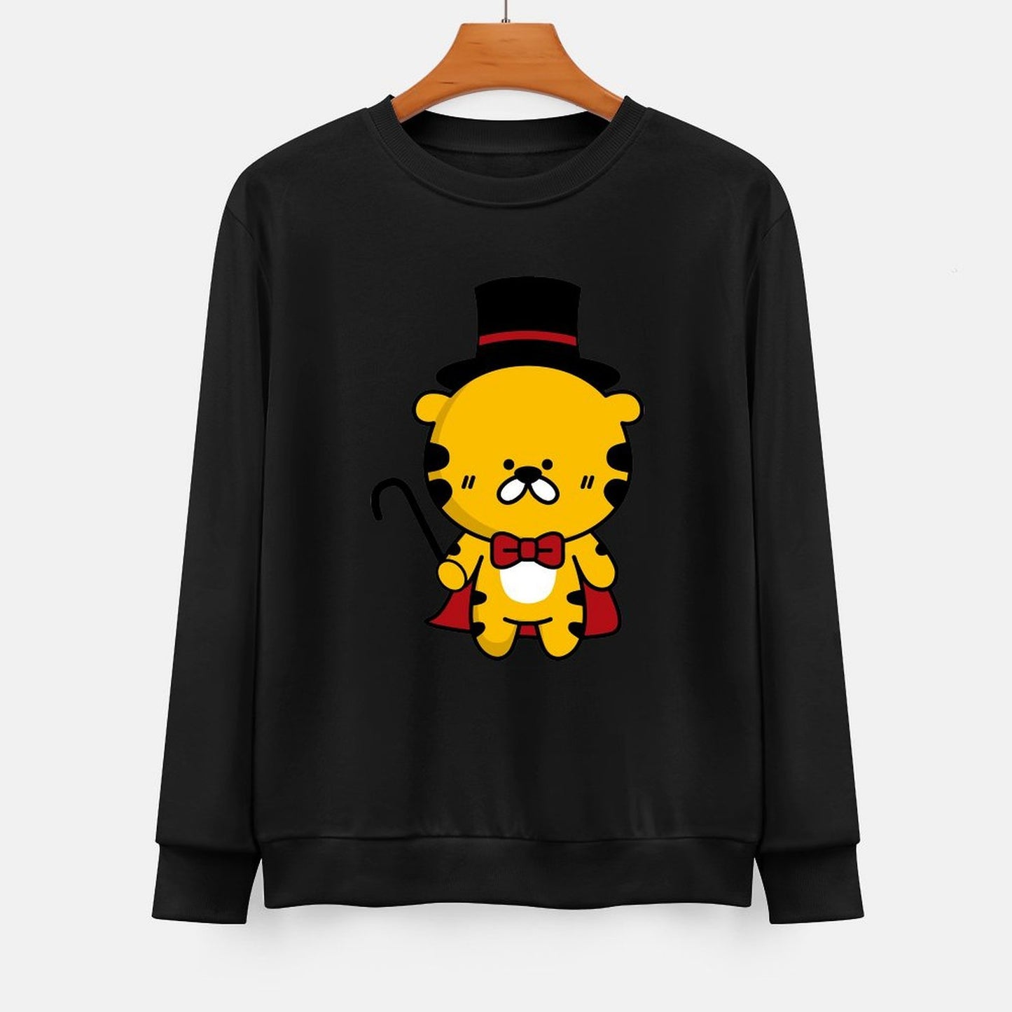 Front Patterned Long Sleeve TopSignature StreetFit