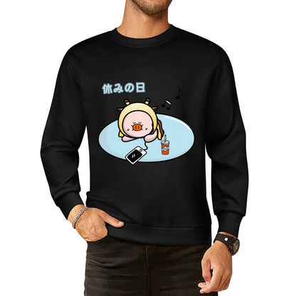 Front Patterned Long Sleeve TopBold AllSeason