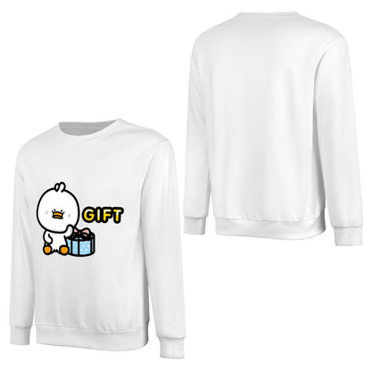 Front Patterned Long Sleeve TopSignature Solid