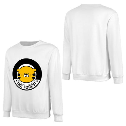 Front Patterned Long Sleeve Top100% Cotton ActiveWear